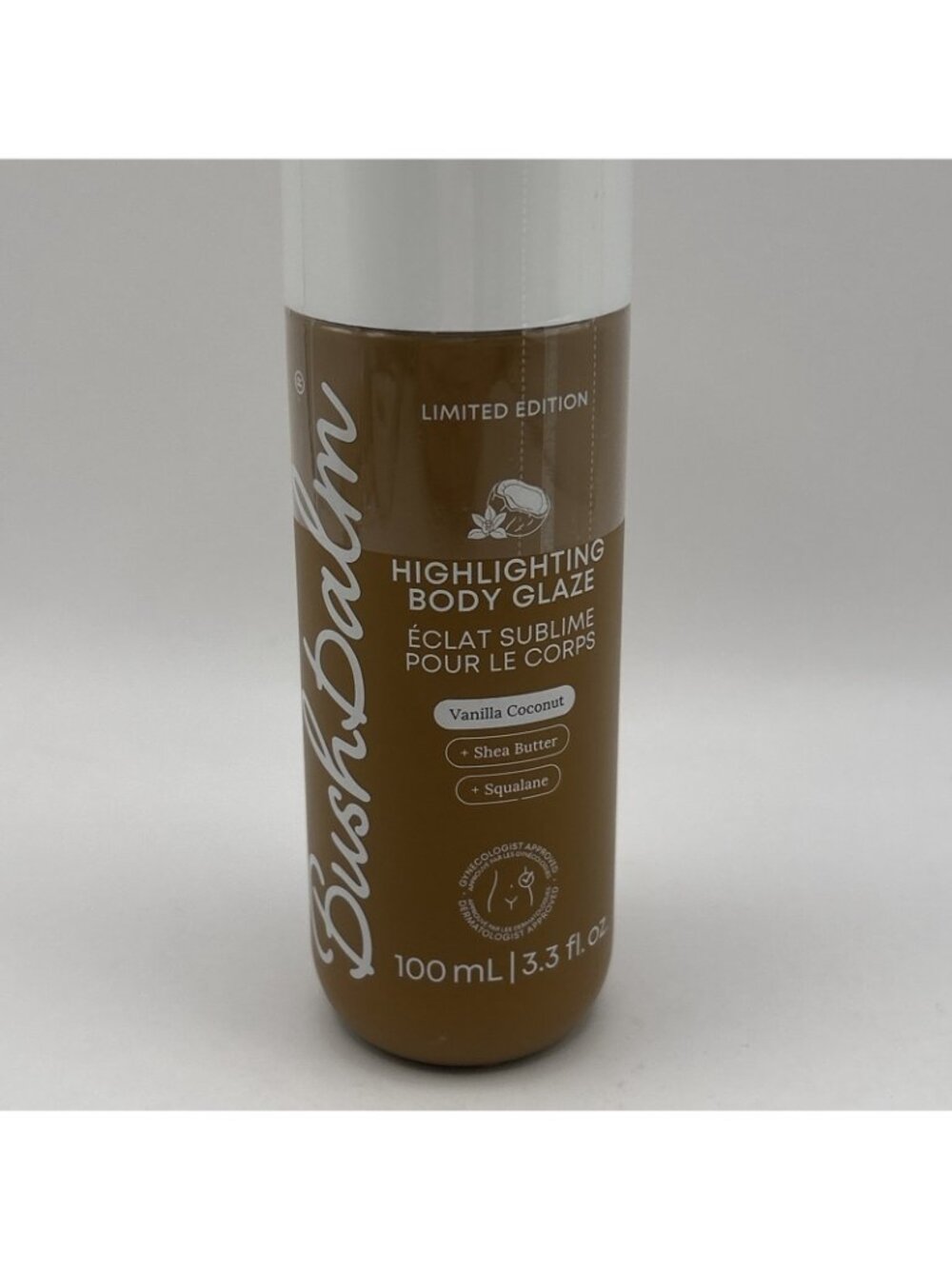 Bushbalm Highlighting Body Glaze Vanilla Coconut New Limited Edition 3.3 Fl Oz - Picture 2 of 14